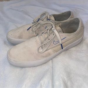 Nike SB Shane O’Neill Summit Shoes Sneakers Off-White Suede Men’s Size 11